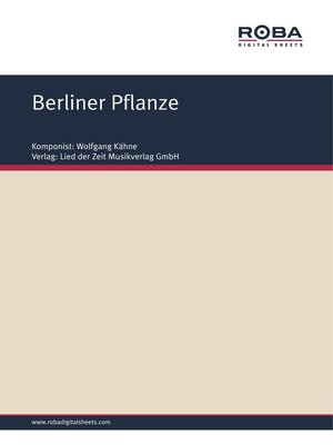 cover image of Berliner Pflanze